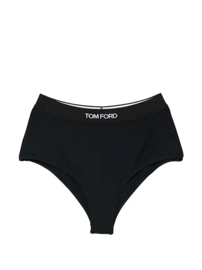 Tom Ford Briefs With Logo Band In Black