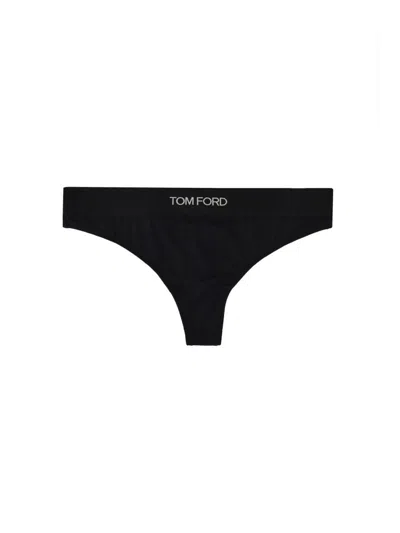 Tom Ford Briefs With Logo In Black