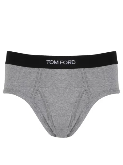 Tom Ford Briefs With Logo In Black