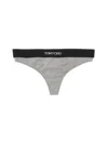 Tom Ford Gray Modal Signature Thong In Grey
