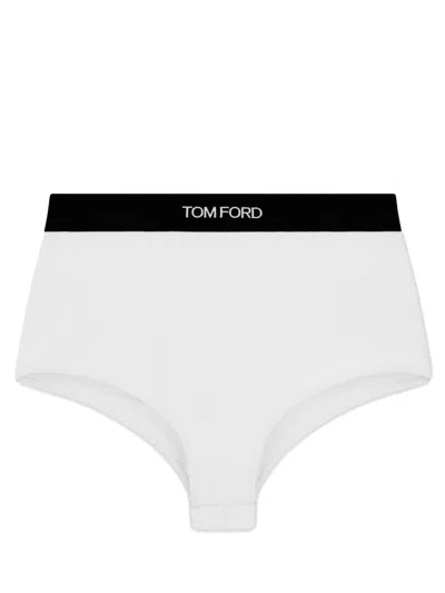 Tom Ford Briefs With Logo In White