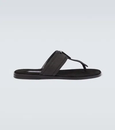【Tom Ford】 Brightonレザーサンダル TOM FORD Brighton Leather Sandals TOM FORD