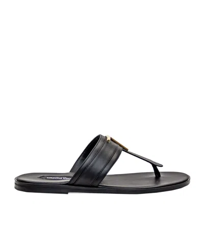 TOM FORD TOM FORD TF PLAQUE SLIP-ON SANDALS