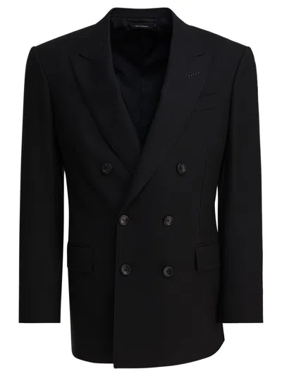 Tom Ford "broken" Blazer In Black