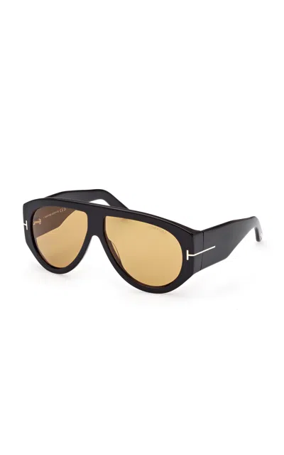 Tom Ford Bronson Acetate Sunglasses In Black