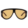 Tom Ford Bronson 60mm Gradient Pilot Sunglasses In Black