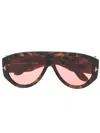 Tom Ford Bronson D-frame Tortoiseshell Acetate Sunglasses In Brown