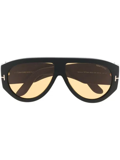 Tom Ford Bronson Tinted Sunglasses In Black