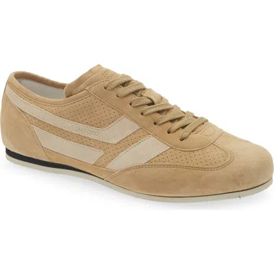 Tom Ford Brook Perforated Sneaker In Gold