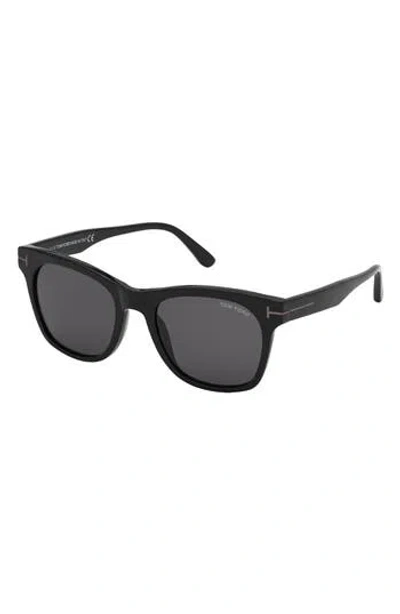 Tom Ford Brooklyn 54mm Square Sunglasses In Black