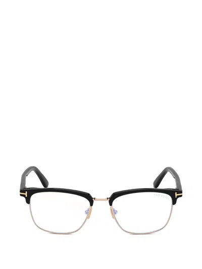 Tom Ford Browline Glasses In Black