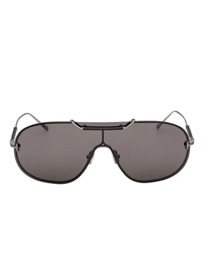 Tom Ford Browline Sunglasses In Black