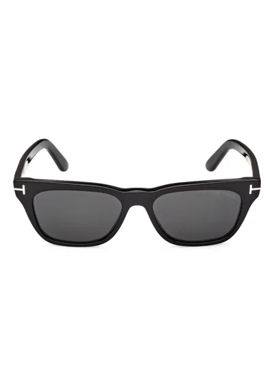 Tom Ford Browline Sunglasses In Black