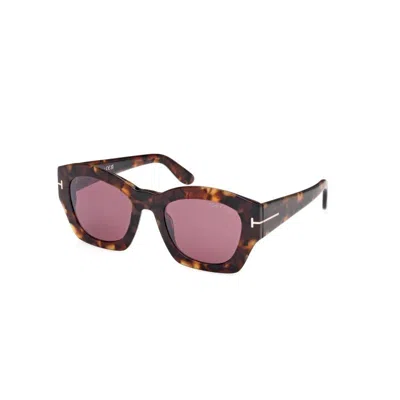 Tom Ford Brown Acetate Sunglasses For Ss24