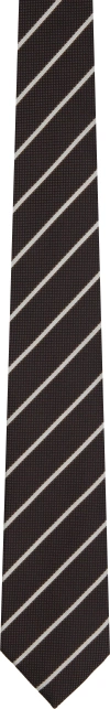 Tom Ford Brown Alternate Weave Regimental Tie