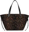 Tom Ford Brown & Black Jacquard & Calfskin Large Tote