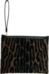 Tom Ford Brown & Black Wristlet Pouch