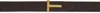 Tom Ford Brown & Tan Reversible T Icon Belt In 3bb01 Chocolate + Ta