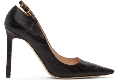 Tom Ford Brown Angelina Heels In 1b087 Espresso