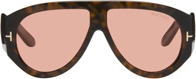 Tom Ford Brown Bronson Sunglasses