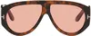 Tom Ford Bronson Aviator Acetate Sunglasses In 52s Brown