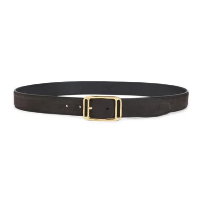 TOM FORD BROWN BUCKLE BELT