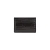 Tom Ford Compact Crocodile-embossed Calf Leather Wallet In Brown