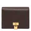 Tom Ford Padlock Leather Wallet In Brown