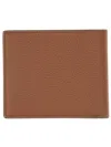 Tom Ford Grain Leather Classic Bifold Wallet In Brown