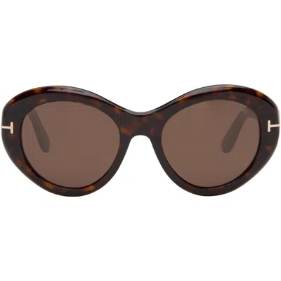 Tom Ford Brown Elodie Sunglasses