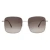 Tom Ford Brown Gradient Square Ladies Sunglasses Ft0894-k 28f 59 In Brown