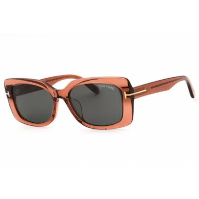 Tom Ford Brown Gradient Square Ladies Sunglasses Ft1170-k 48f 54