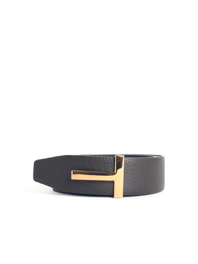 Tom Ford Brown Leather Belt