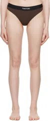 Tom Ford Brown Modal Signature Boy Shorts
