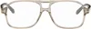 Tom Ford Brown Navigator Glasses In Neutral