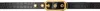 Tom Ford Brown Printed Croc Stadium Buckle Belt In Ebony Brown
