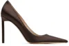 Tom Ford 85mm Betty Satin Pointed-toe Pumps In Brown
