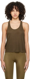 Tom Ford Brown Scoop Neck Tank Top In Brown