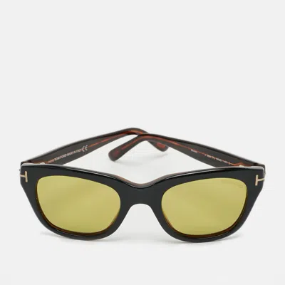Pre-owned Tom Ford Brown Snowdon Square Sunglasses