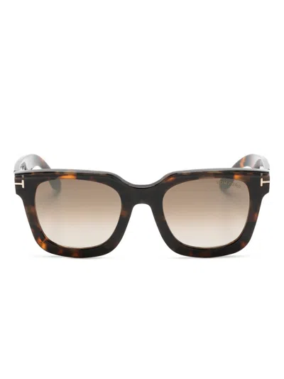 Tom Ford Brown Square-frame Sunglasses