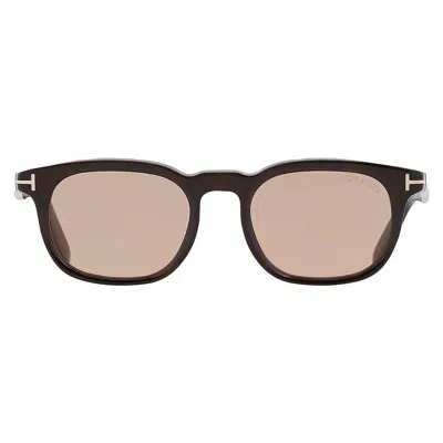 Tom Ford Oval-frame Sunglasses In Black