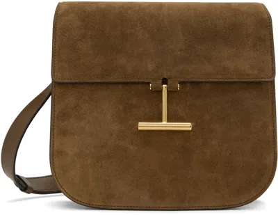 Tom Ford Brown Tara Medium Crossbody Bag In 1b033 Whisky