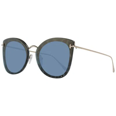 Tom Ford Brown Women Sunglasses In Gray