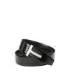 Tom Ford Buckle Belt In Black
