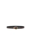 Tom Ford 23mm Angled Buckle Belt In Brown