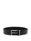 Tom Ford T Loop Croc-effect Leather Belt In Black
