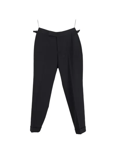 Pre-owned Tom Ford Buckle-fastening Trousers In Black