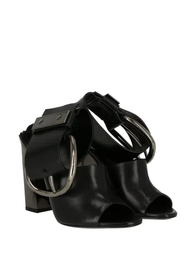 Tom Ford Buckle-detail Leather Sandals In Multi
