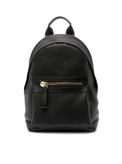 Tom Ford Buckley Backpack In Black