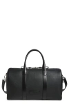Tom Ford Medium Grained Leather Duffle Bag In Black